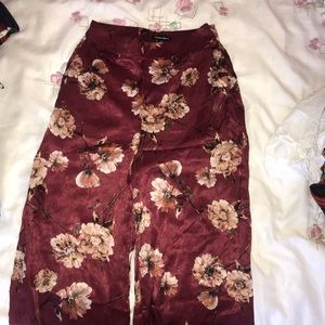 Satin floral bottoms❤️sold